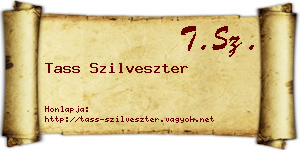 Tass Szilveszter névjegykártya